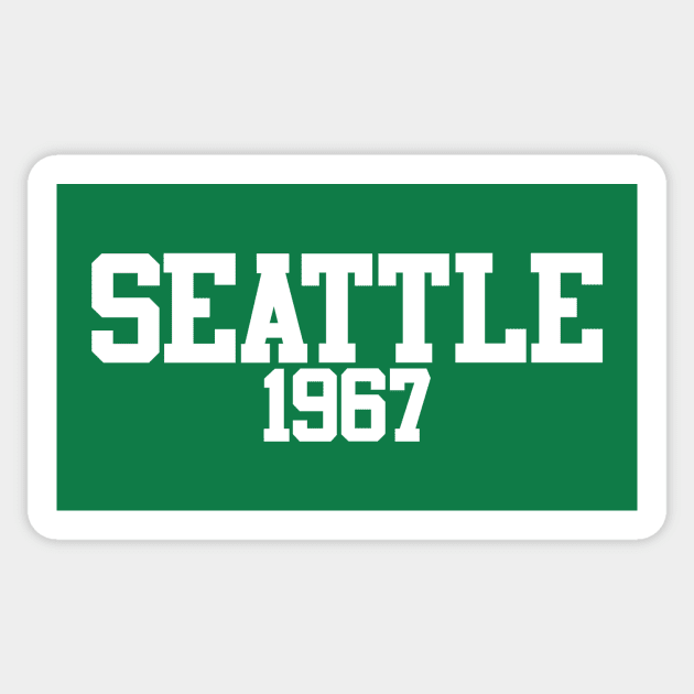 Seattle 1967 (variant) Sticker by GloopTrekker